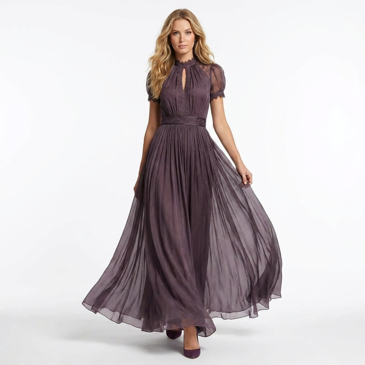 Elis - Collared Maxi Dress