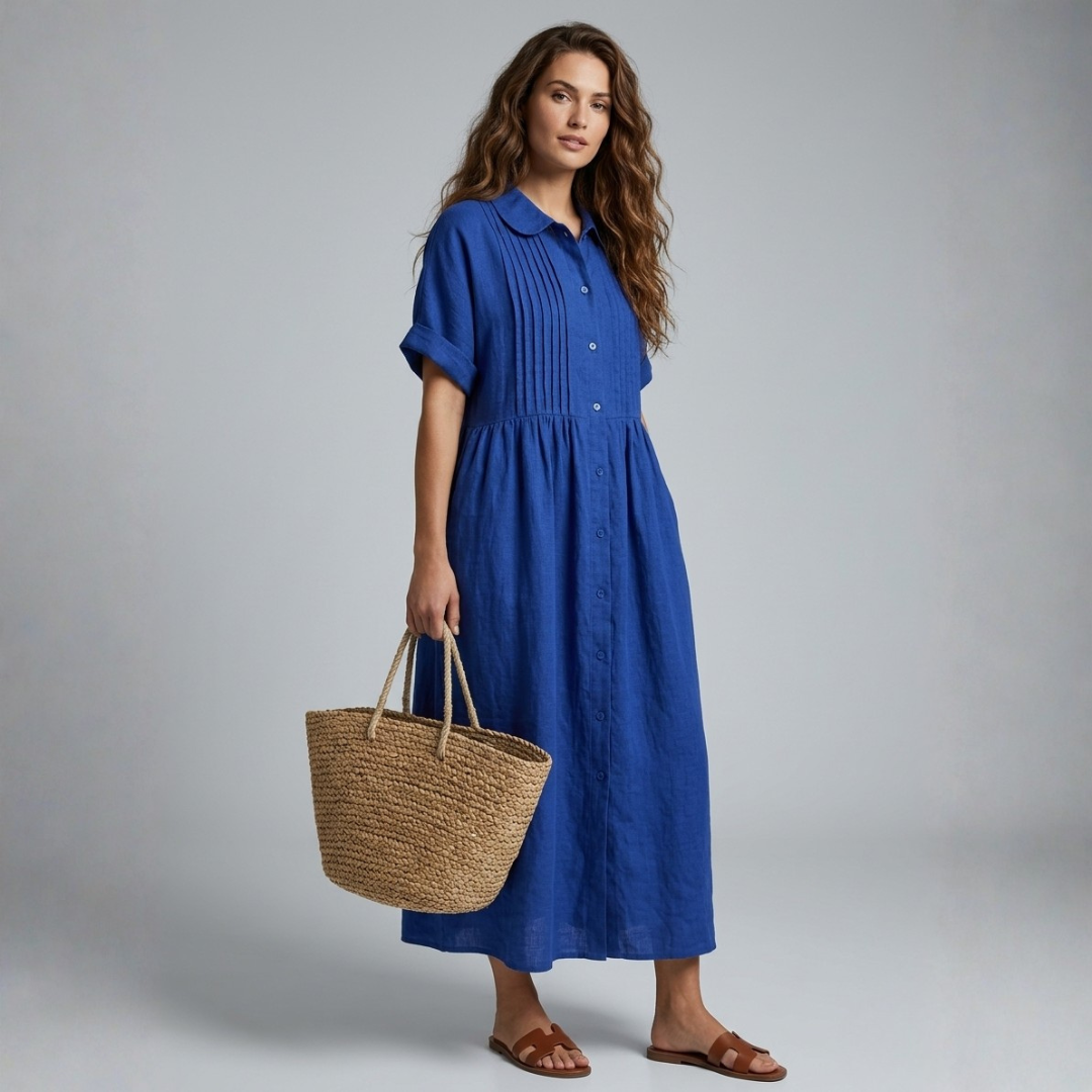 Electra - Relaxed Cotton Shirt Dress