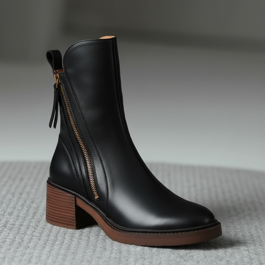 Diana | Square-Heeled Boots