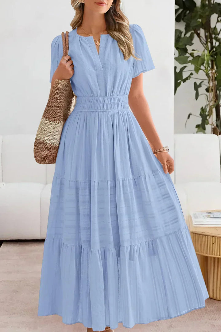 Emma | Long dress with a comfortable wide waist