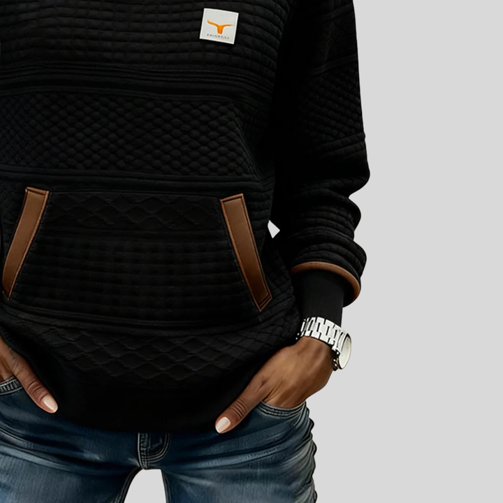Roelie | Cozy Colorblock Blouse