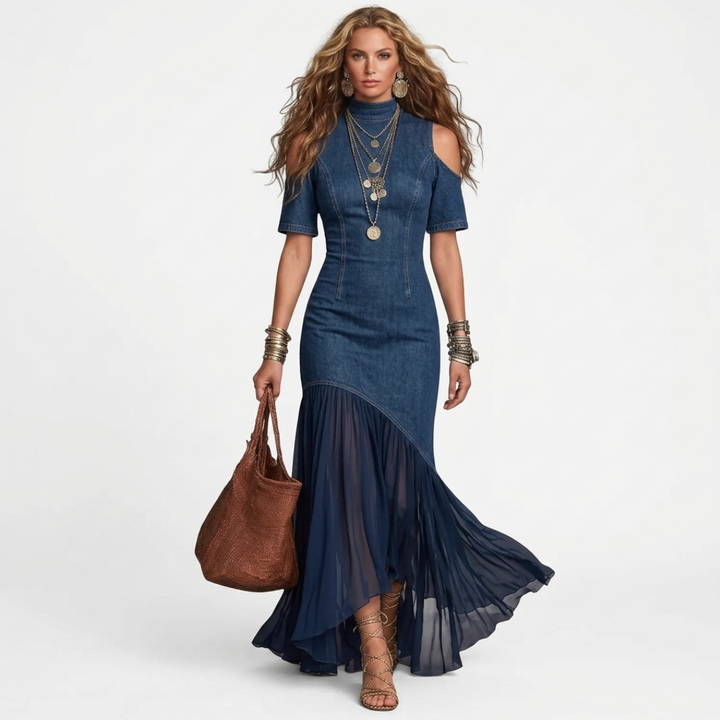 Nicolly - Maxi Denim Dress