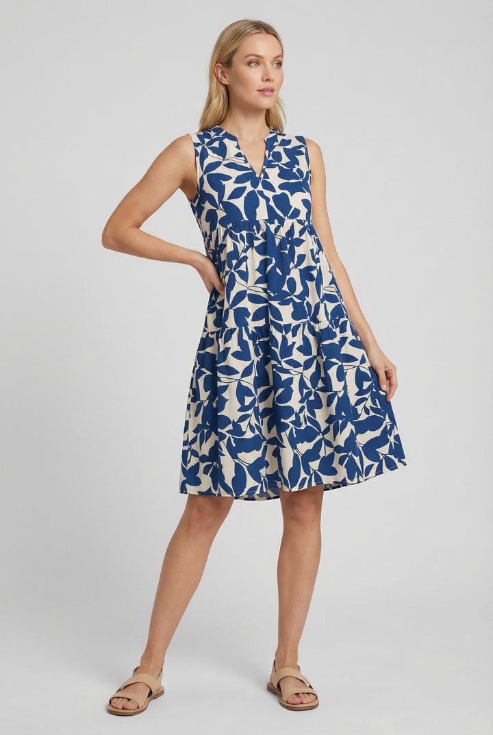 Evelína | Floral Print Summer Mini Dress