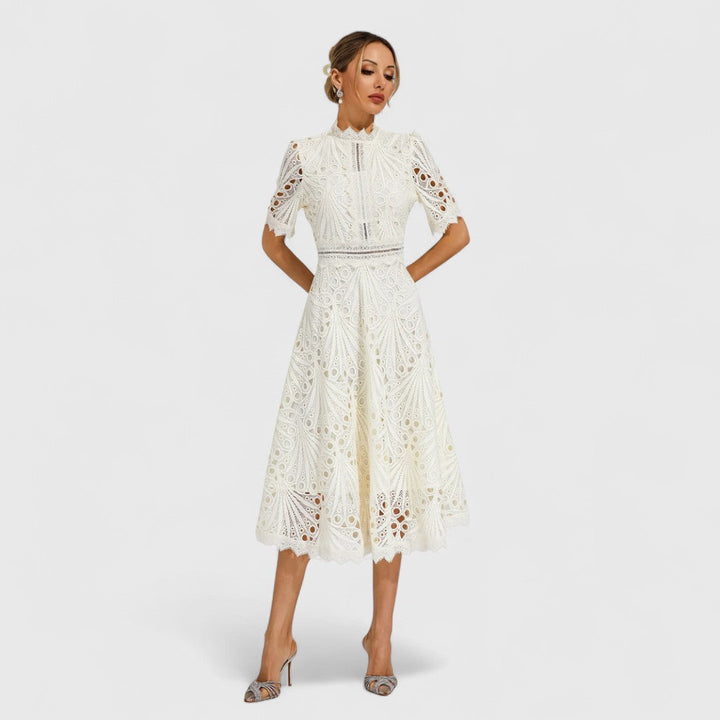 Lydia - Sophisticated Lace Slip Dress for Women