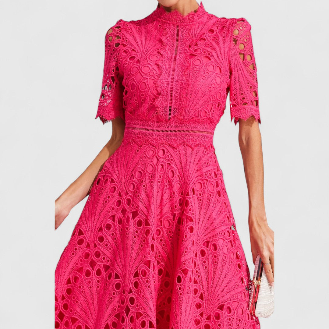 Lydia - Sophisticated Lace Slip Dress for Women