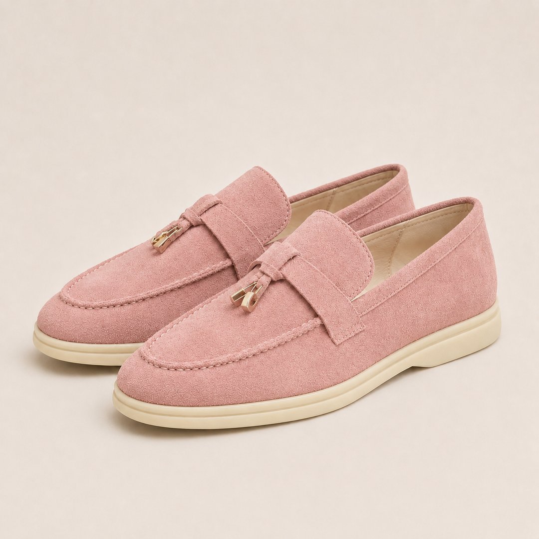 Chic Loafers with Metallic Accents