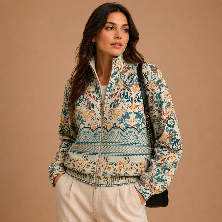 Gisela | Cardigan with Flowers