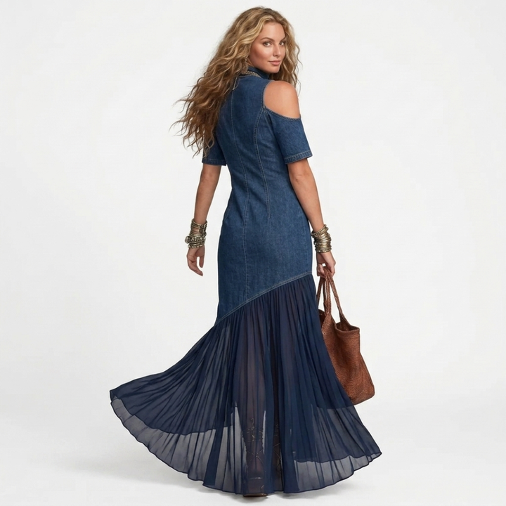 Nicolly - Maxi Denim Dress