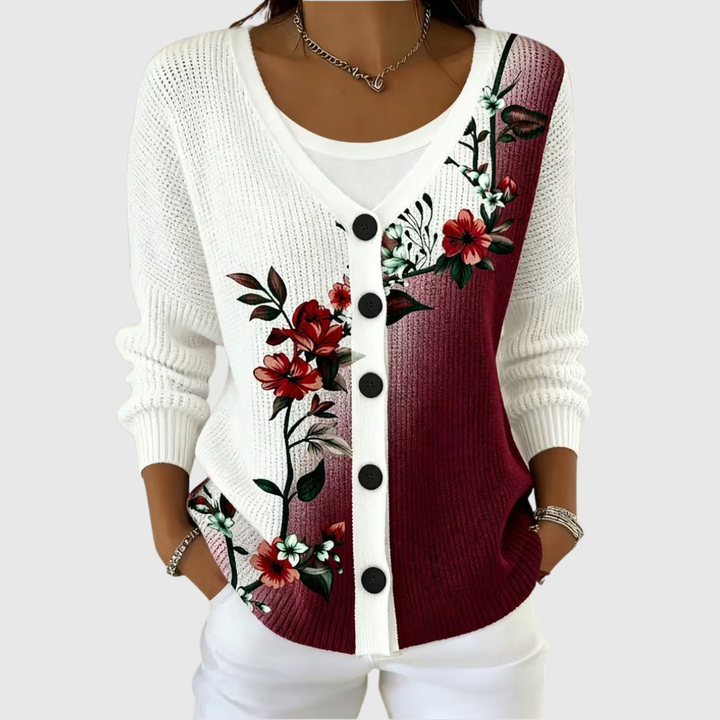 Ida | Comfortable Knitted Scarf with Buttons
