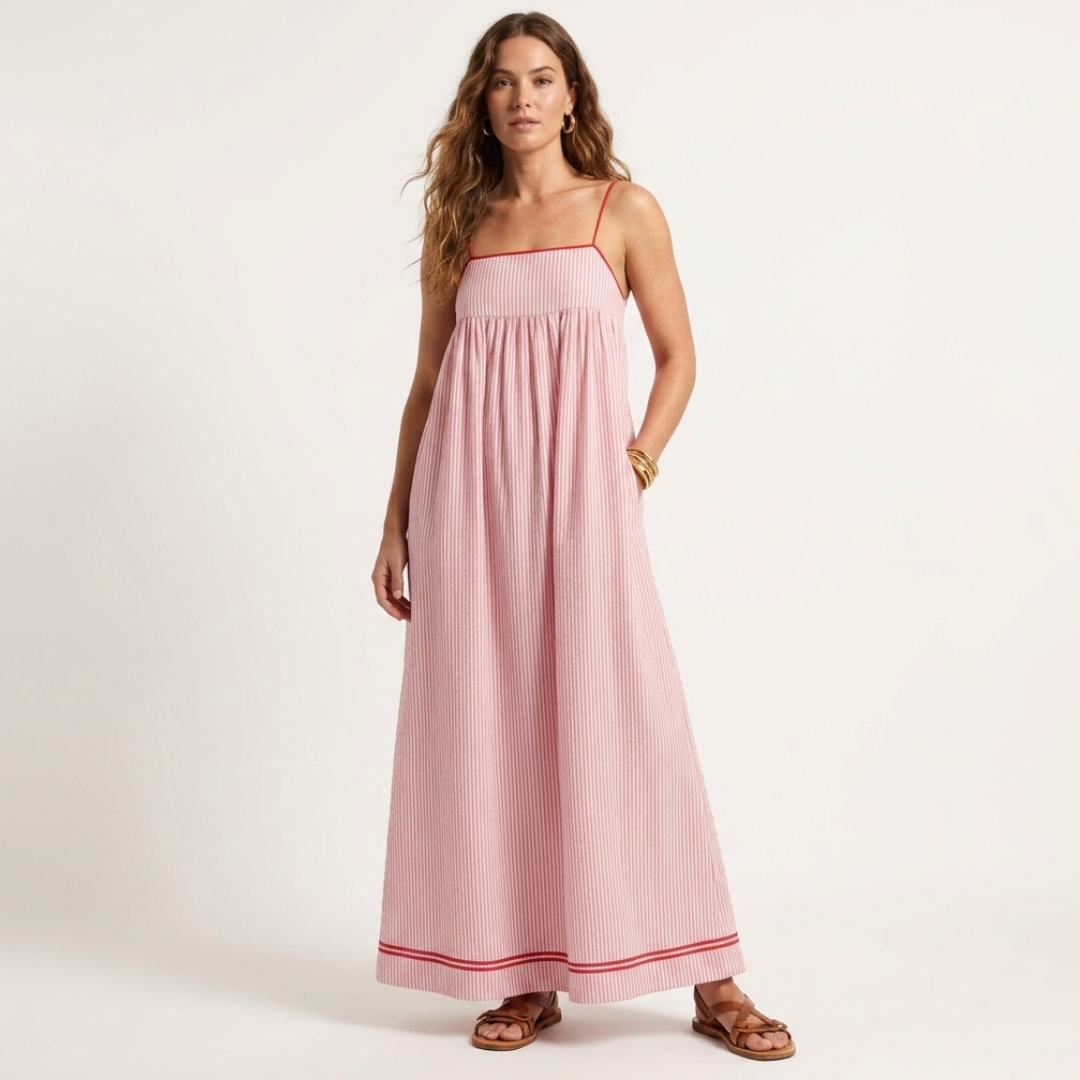 Sophia - Striped Maxi Dress