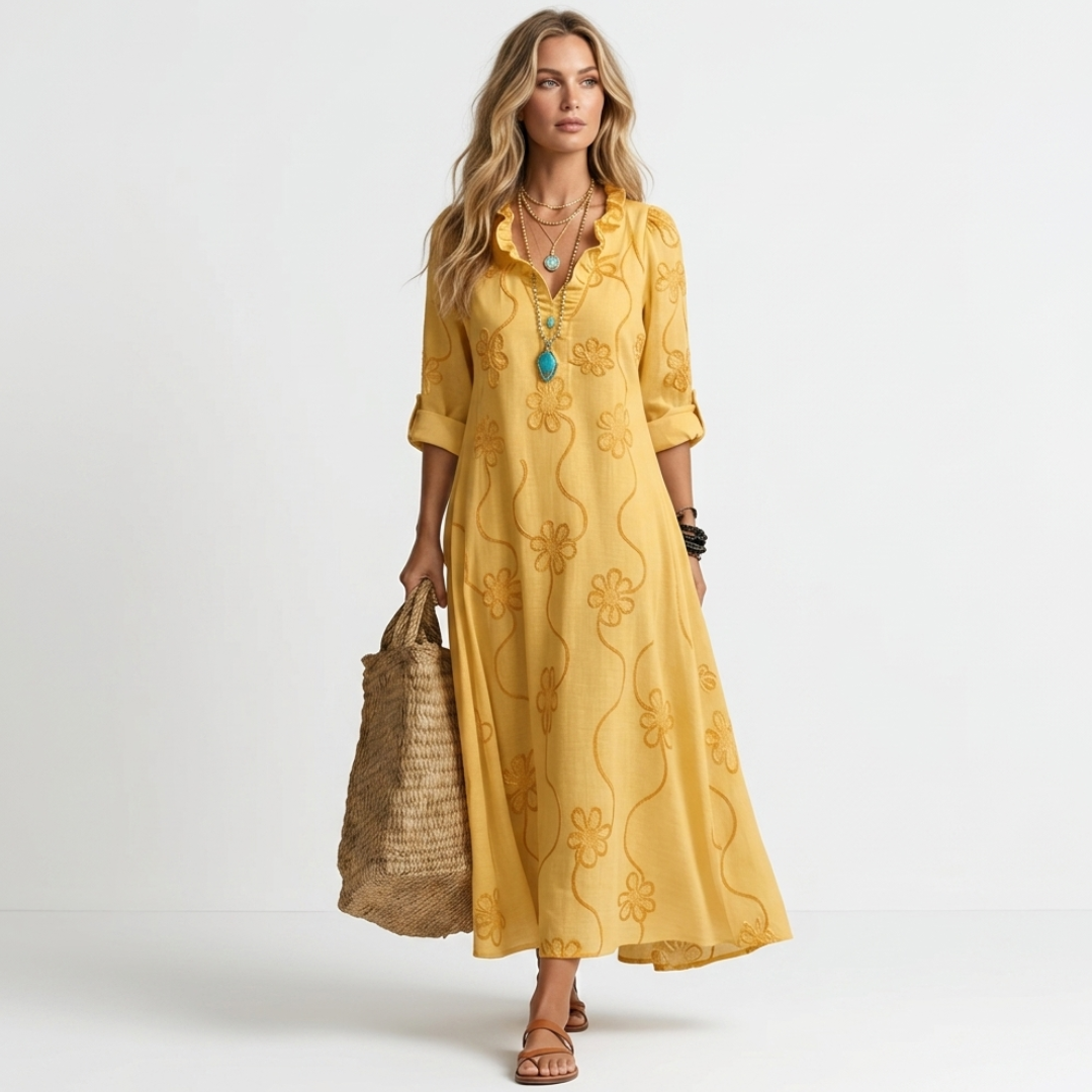 Clio - Floral Long Summer Dress
