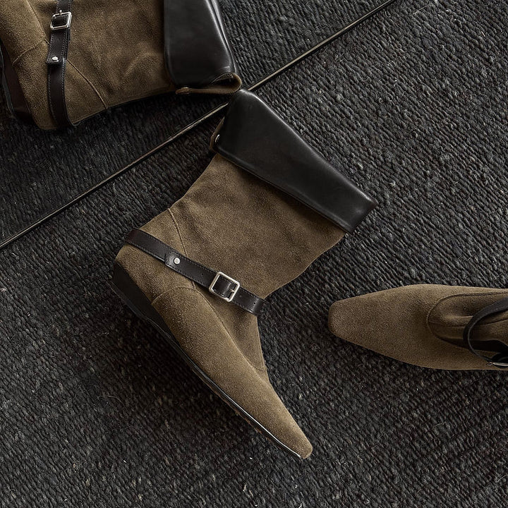 Queli Genuine Suede Boots