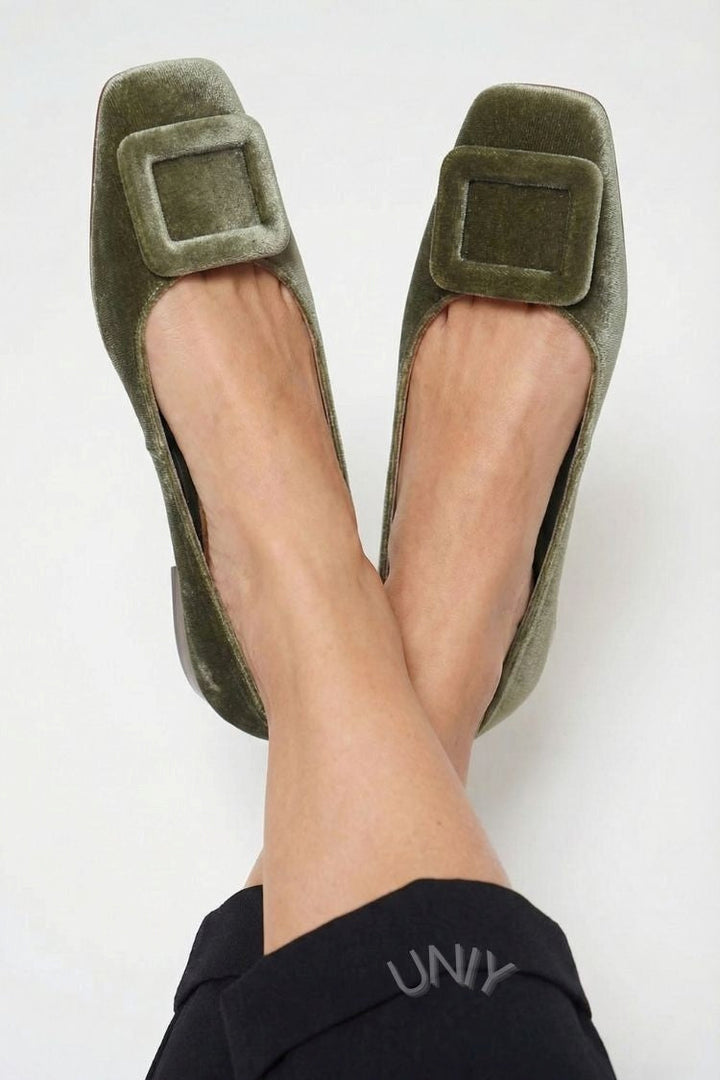 Cora - Luxurious Velvet Ballet Flats