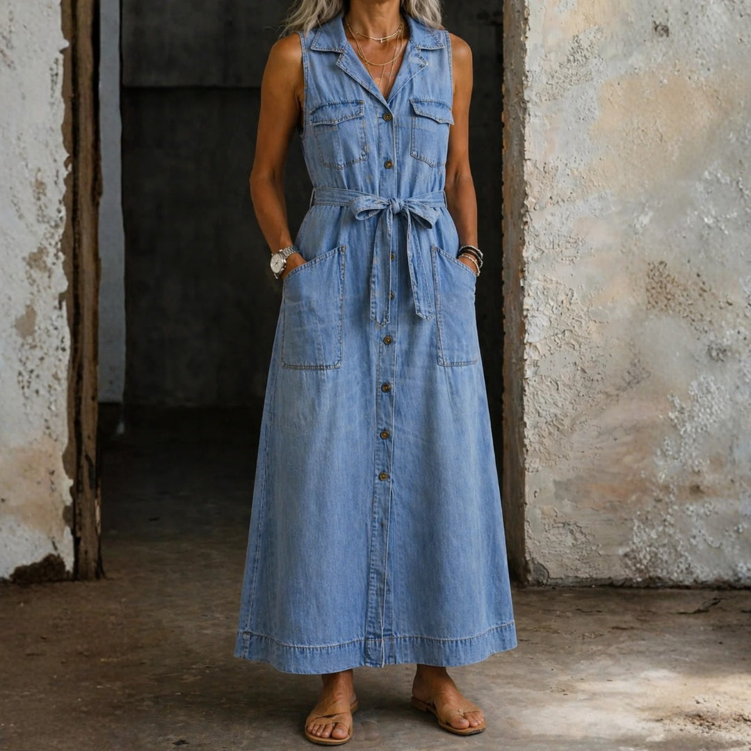 Susana - Classic Denim Dress
