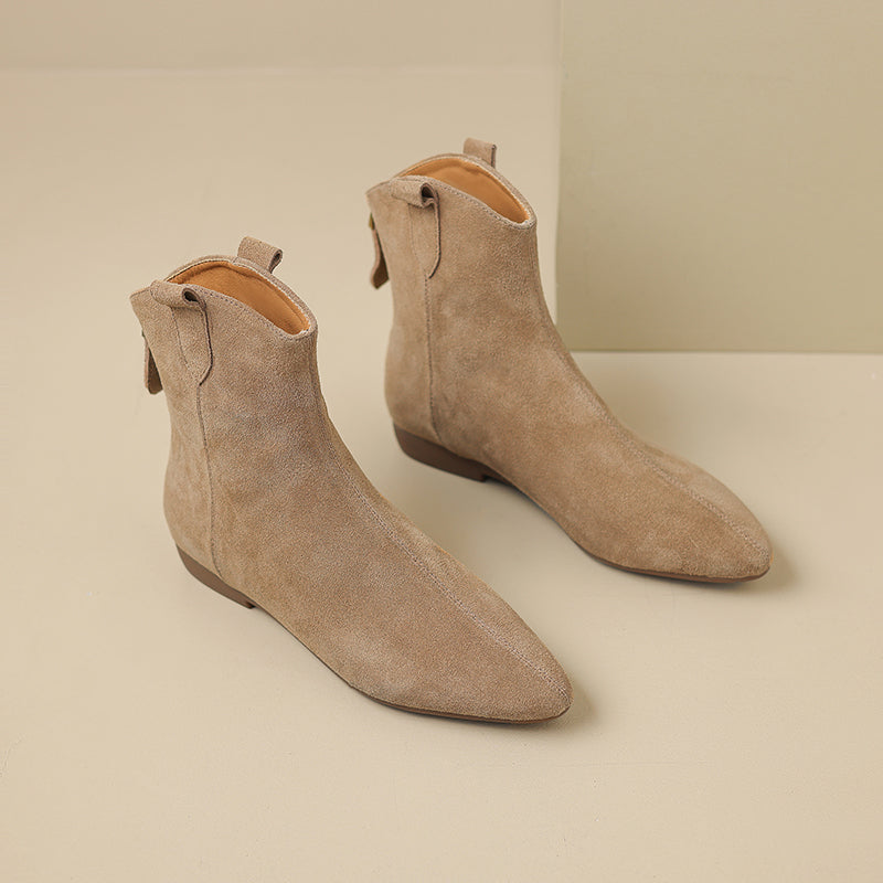 Genuine Suede Renata Chelsea Boots