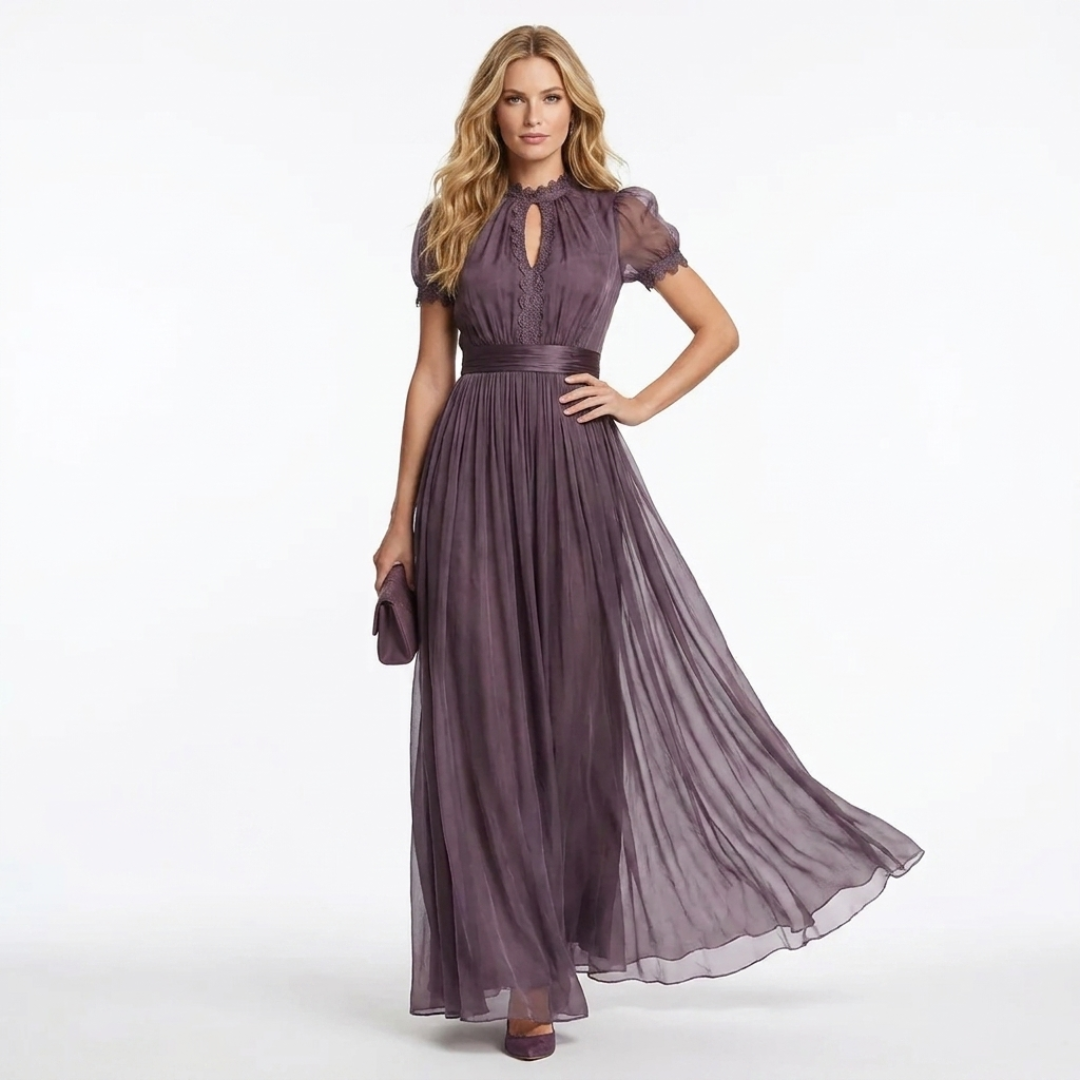 Elis - Collared Maxi Dress