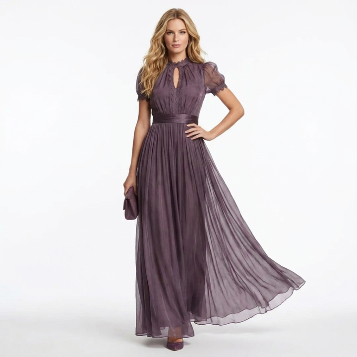 Elis - Collared Maxi Dress