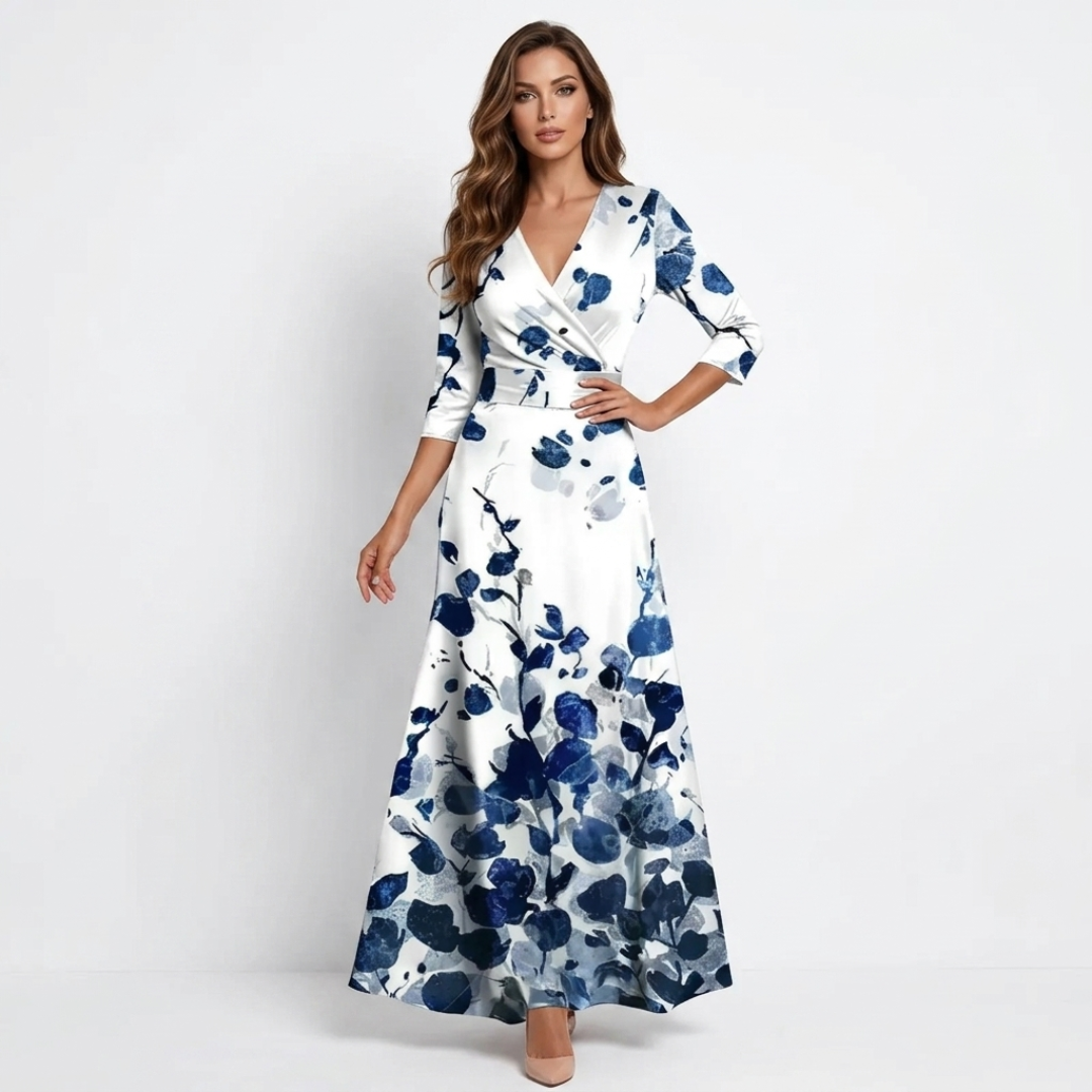 Chloe - Graceful Floral Maxi Dress