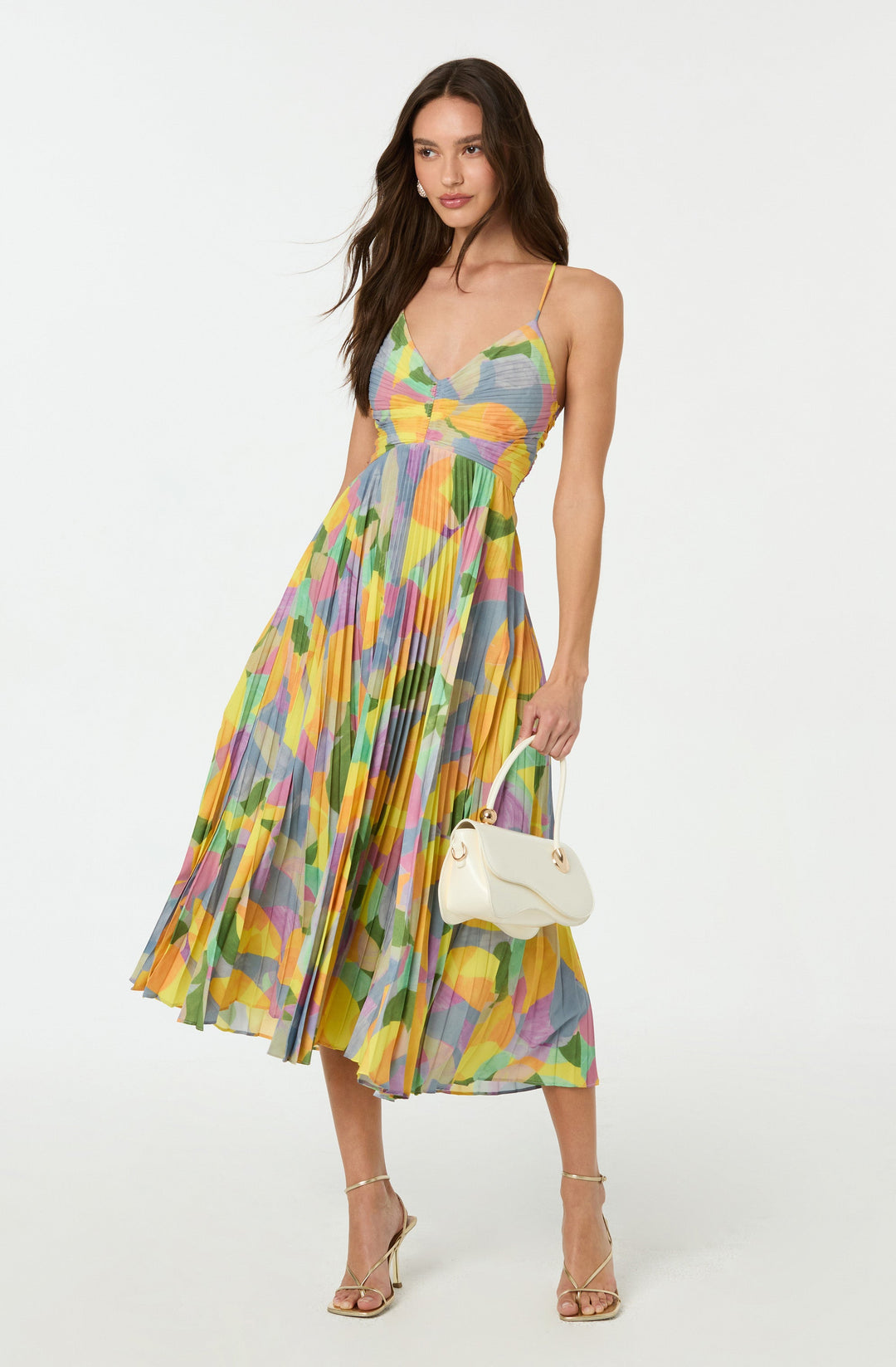 Teodora | Blue Maxi Dress Featuring an Open Back