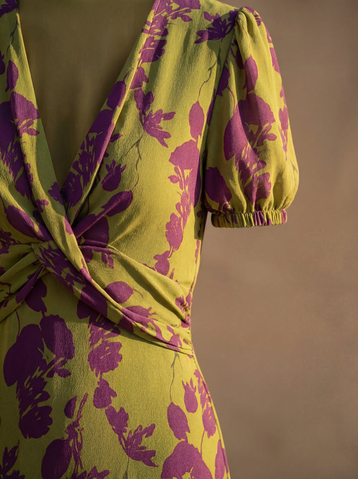Portimão - Maxi Dress with Floral Design