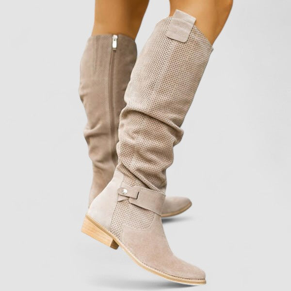 Cozy Western-Style Ankle Boots