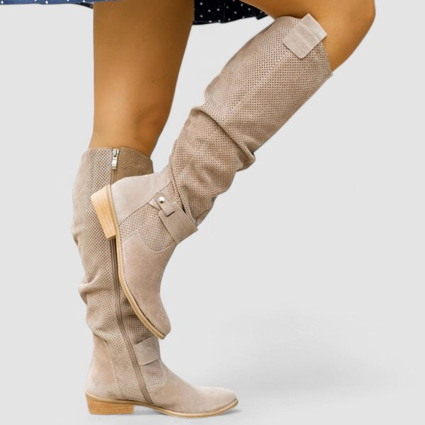 Cozy Western-Style Ankle Boots