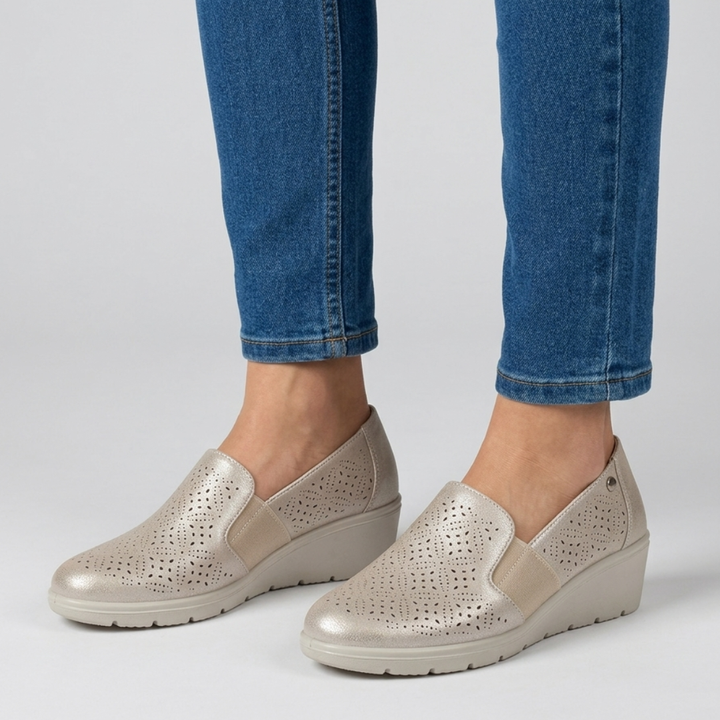 Alexandra | Stylish Heeled Moccasins