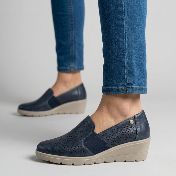 Alexandra | Stylish Heeled Moccasins