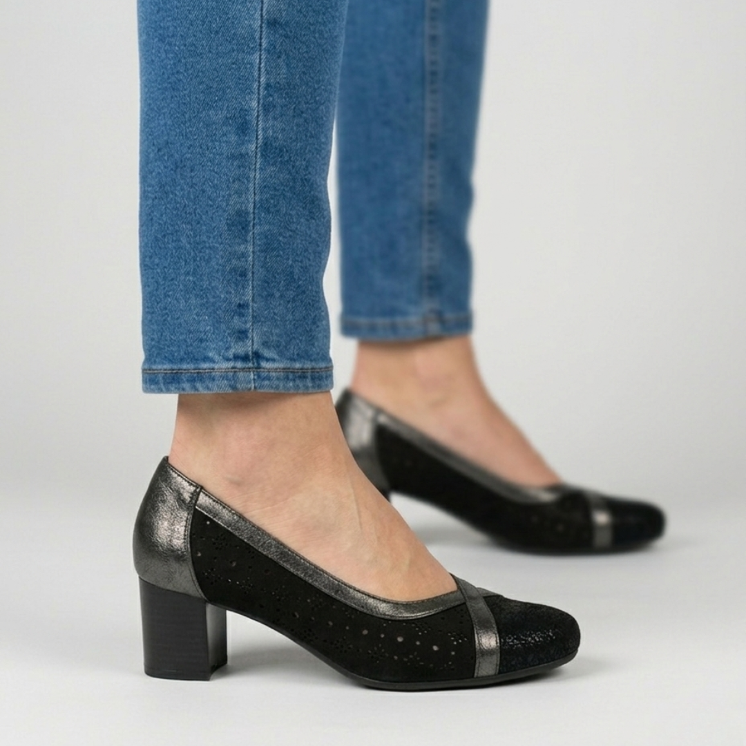 Aminda | Stylish Heeled Moccasins