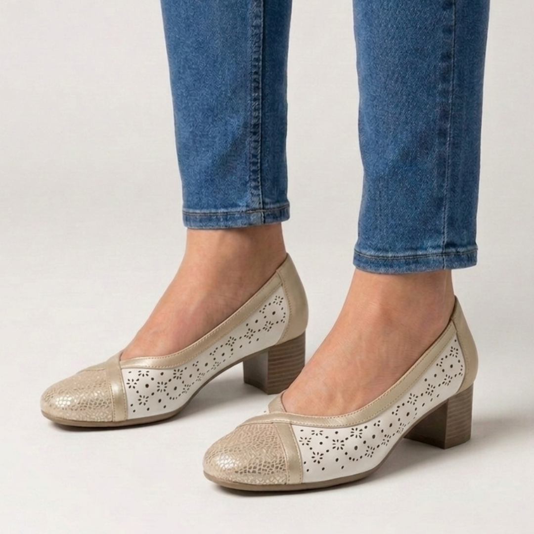Aminda | Stylish Heeled Moccasins