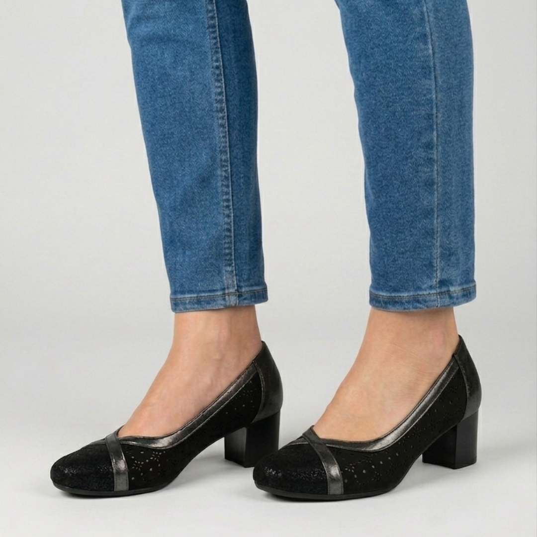 Aminda | Stylish Heeled Moccasins