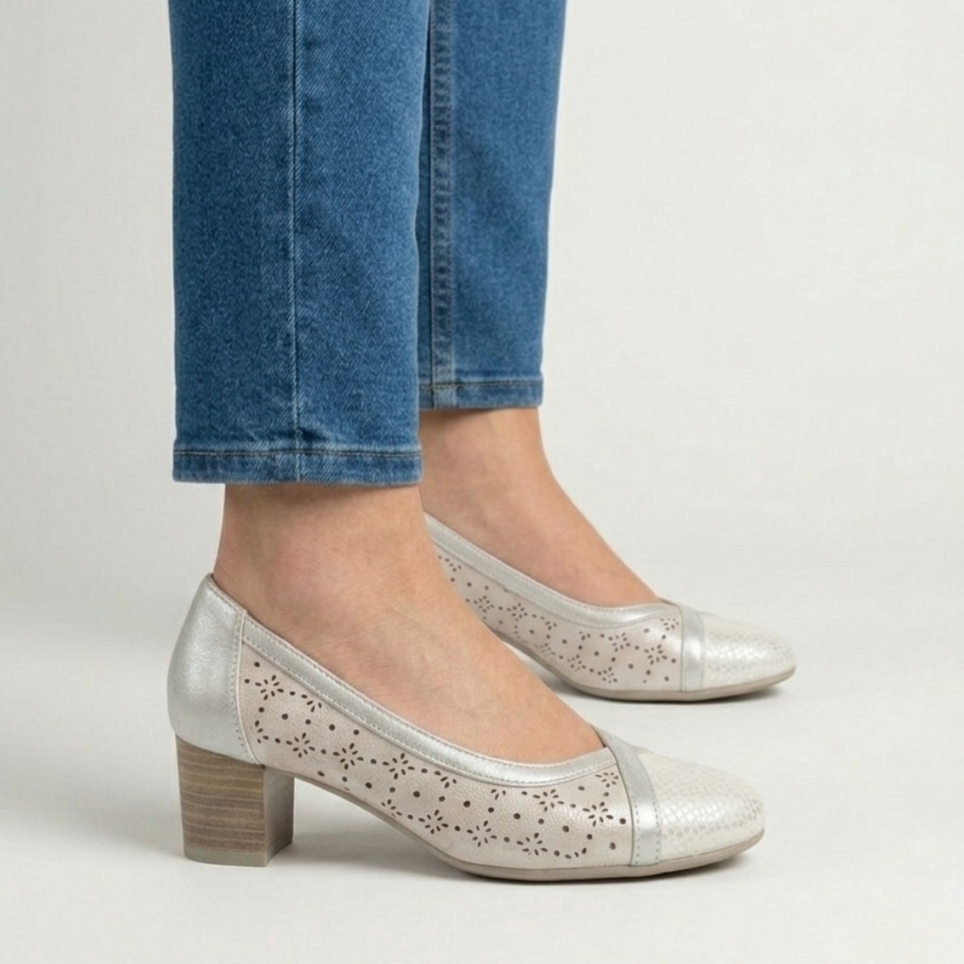 Aminda | Stylish Heeled Moccasins