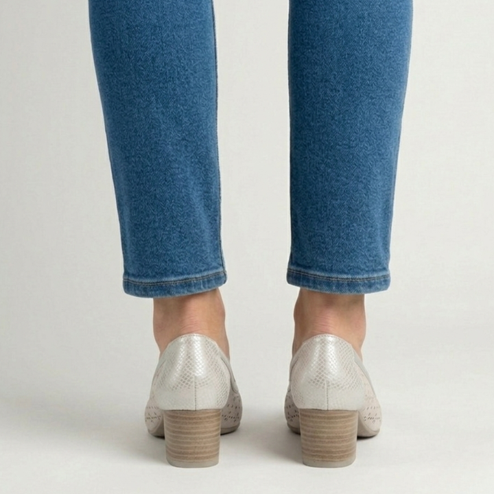 Aminda | Stylish Heeled Moccasins