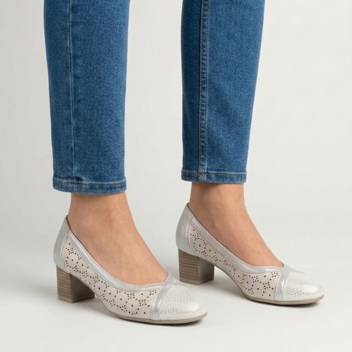 Aminda | Stylish Heeled Moccasins