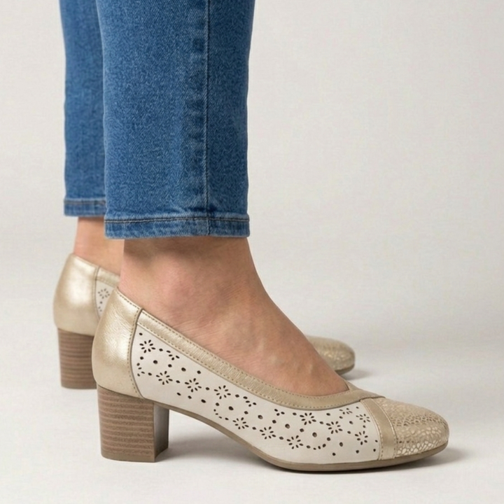 Aminda | Stylish Heeled Moccasins