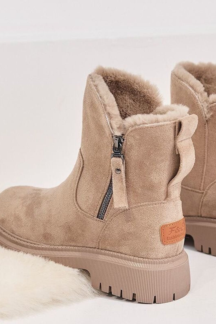 High-Platform Winter Ankle Boots