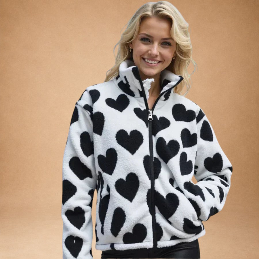 Aphroxyli - Warm Reversible Jacket with Soft Texture and Modern Style
