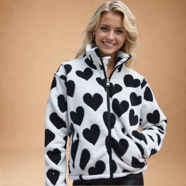 Aphroxyli - Warm Reversible Jacket with Soft Texture and Modern Style