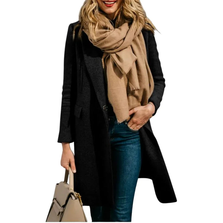 Stylish Women's Autumn Parka – Cozy Wool Blend for Effortless Elegance