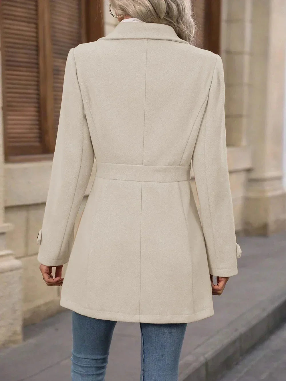 Elegant Slim Fit Autumn Wool Coat – Versatile Style for Every Occasion