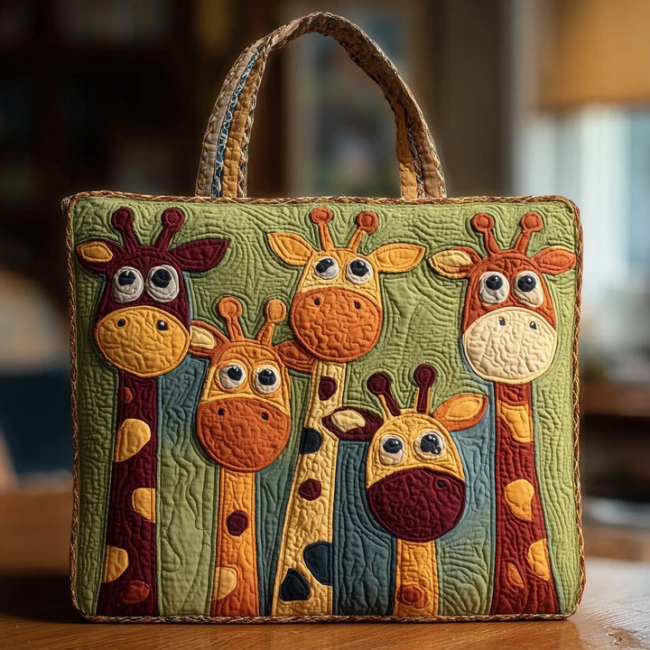 Handmade Bag with Giraffe Design