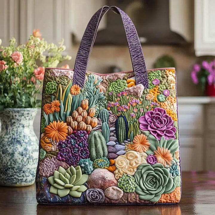 Handmade Bag | Succulent Garden