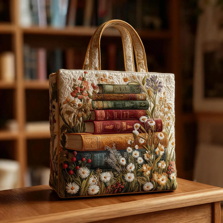 Handmade Bag with Elegant Flower