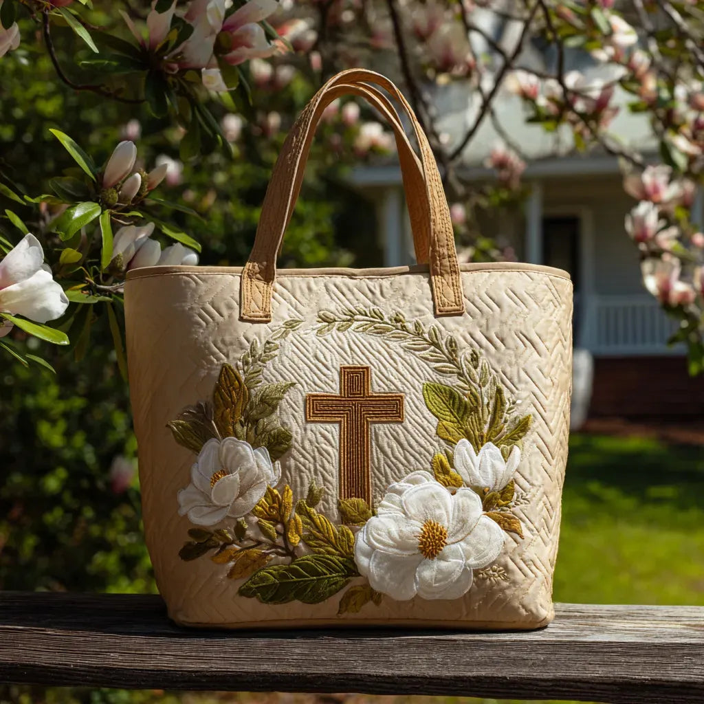 Handmade Bag with Sacred Cross