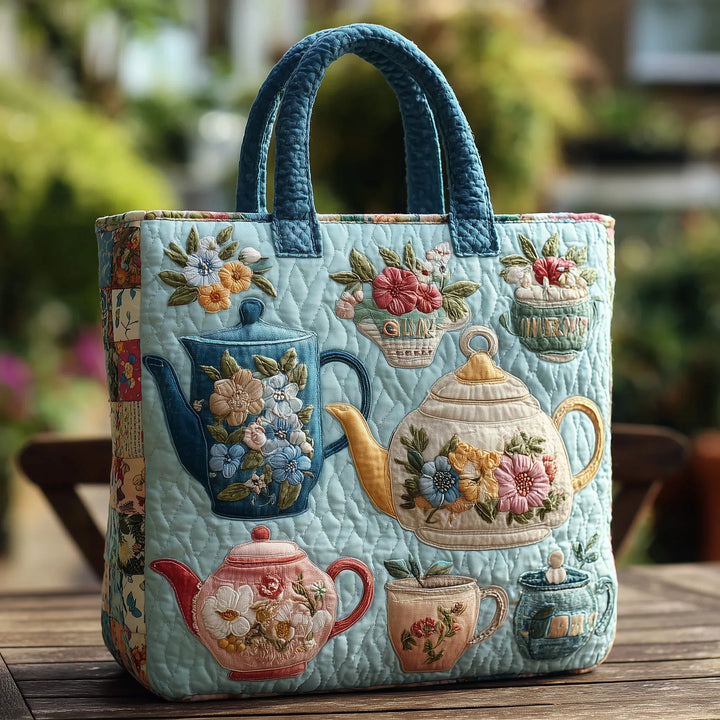 Handmade Bag with Floral Design