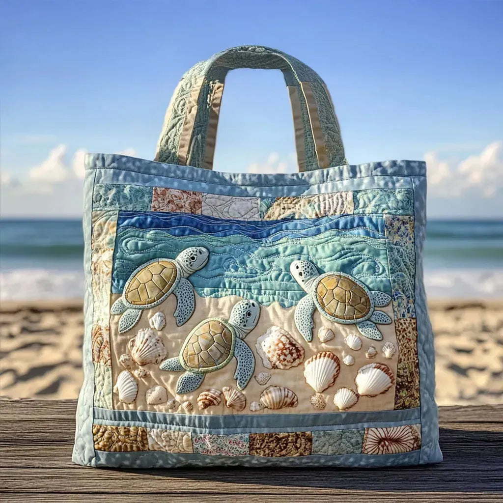Handmade Bag with Sea Turtle Design