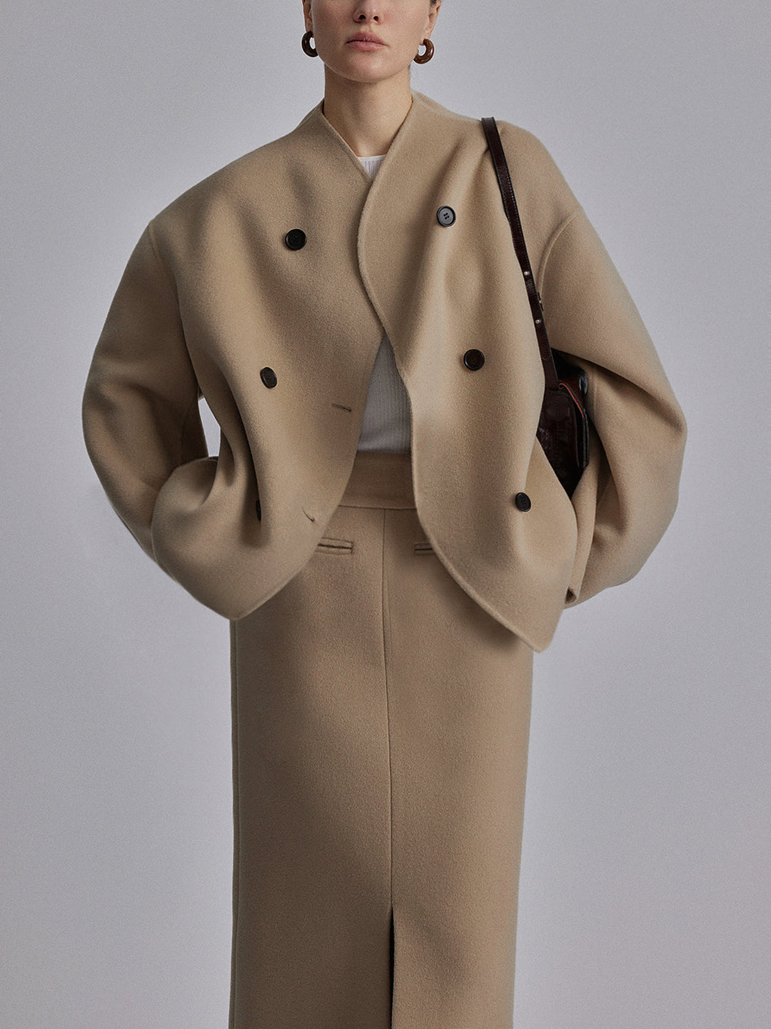 Women's Oversized Double-Breasted Blazer