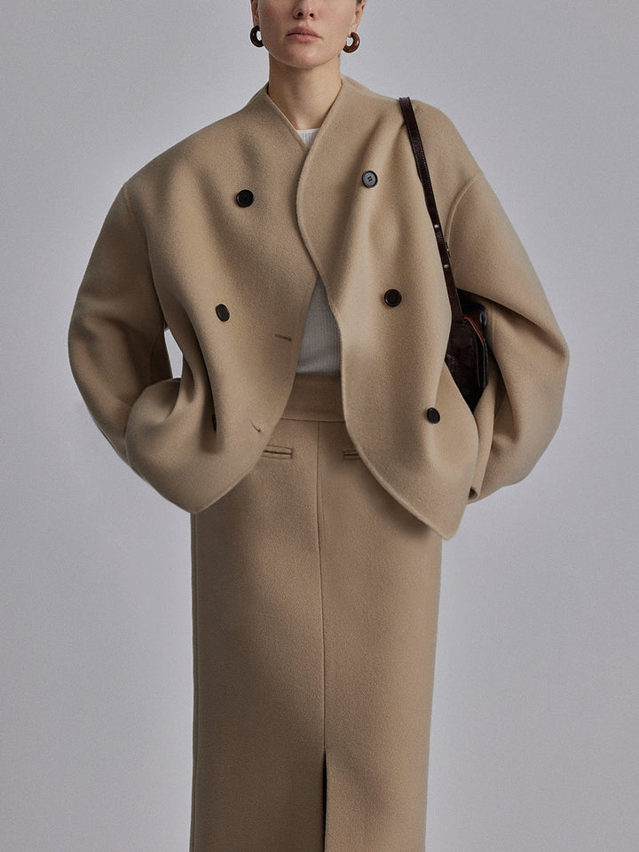 Women's Oversized Double-Breasted Blazer