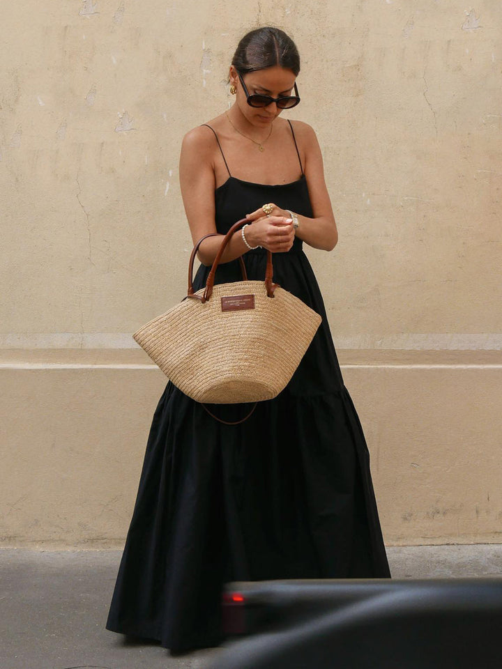 Maxi Backless Dress with Stunning Deep Décolletage