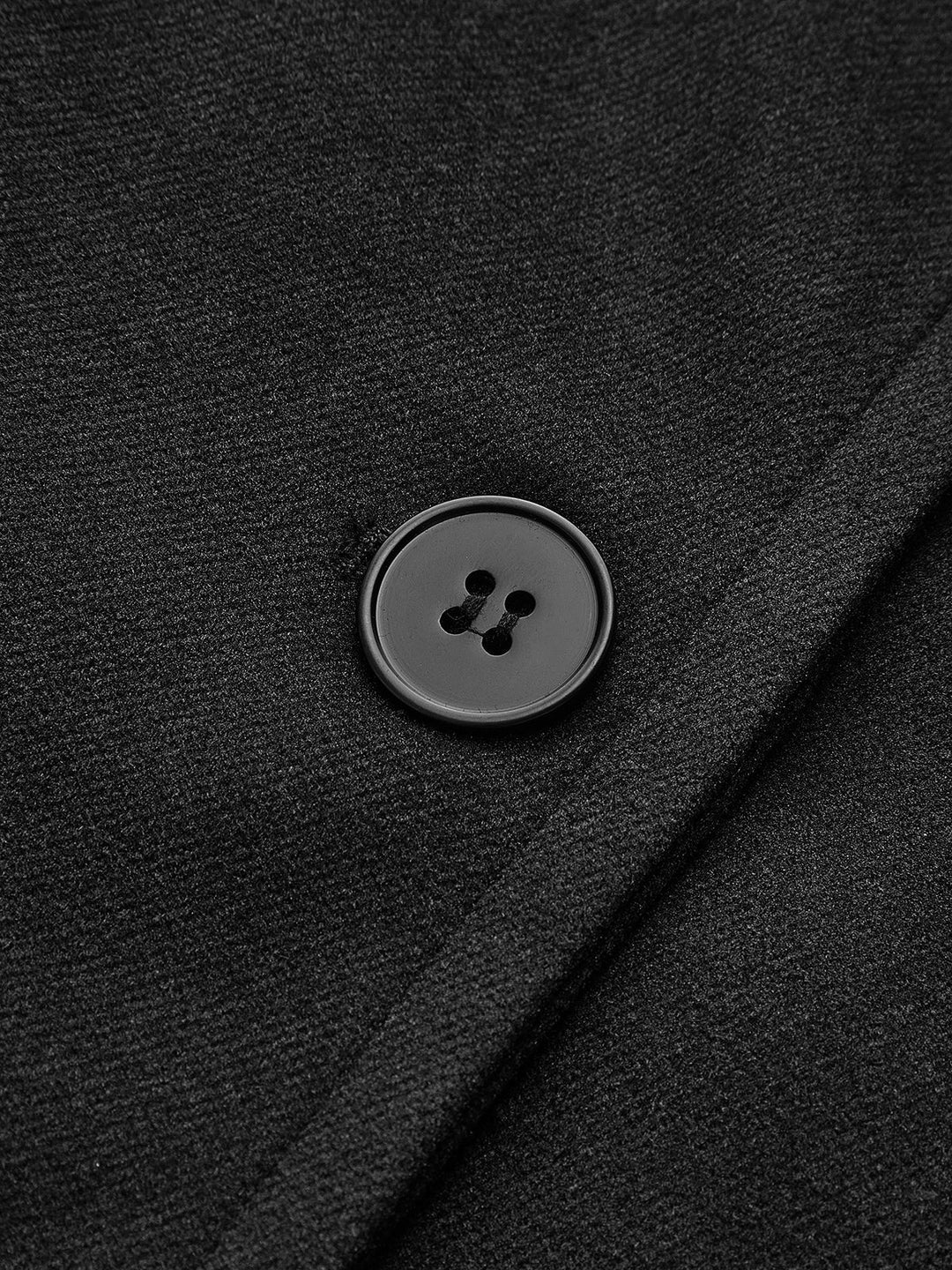 Button-Front Oversized Wool Coat